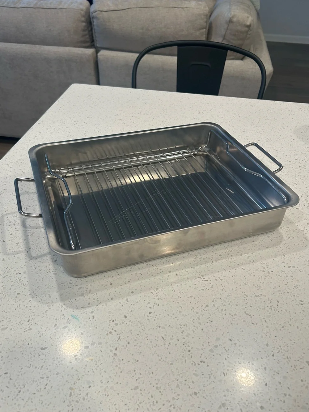 IKEA Stainless Roasting Pan with Removable Rack